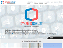 Tablet Screenshot of dynamikrobust.com